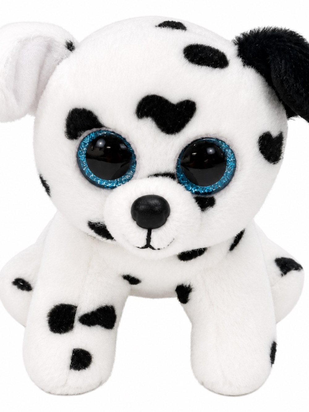 Ty Beanie Bellies Catcher Dalmatian Plush Blue Glitter Eyes 6"